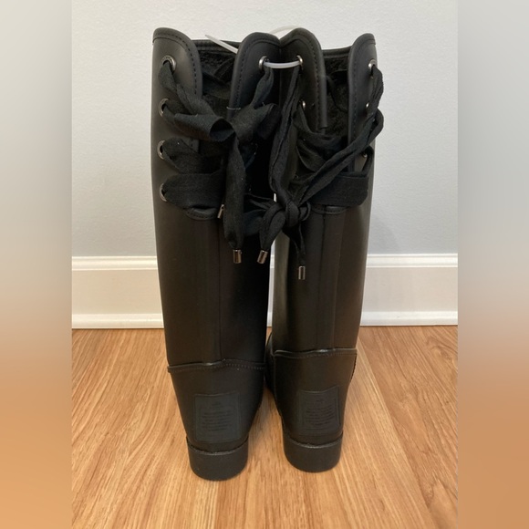 Coach Black Tristee Tall Rain Boots - Picture 4 of 9